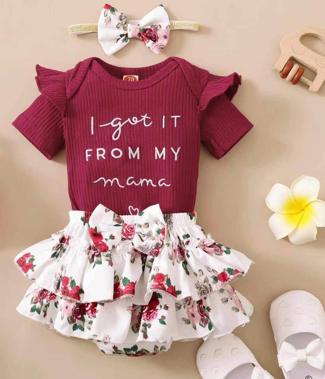 Summer Clothes Jumpsuit Shorts Floral Clothing Cute Children's Suit