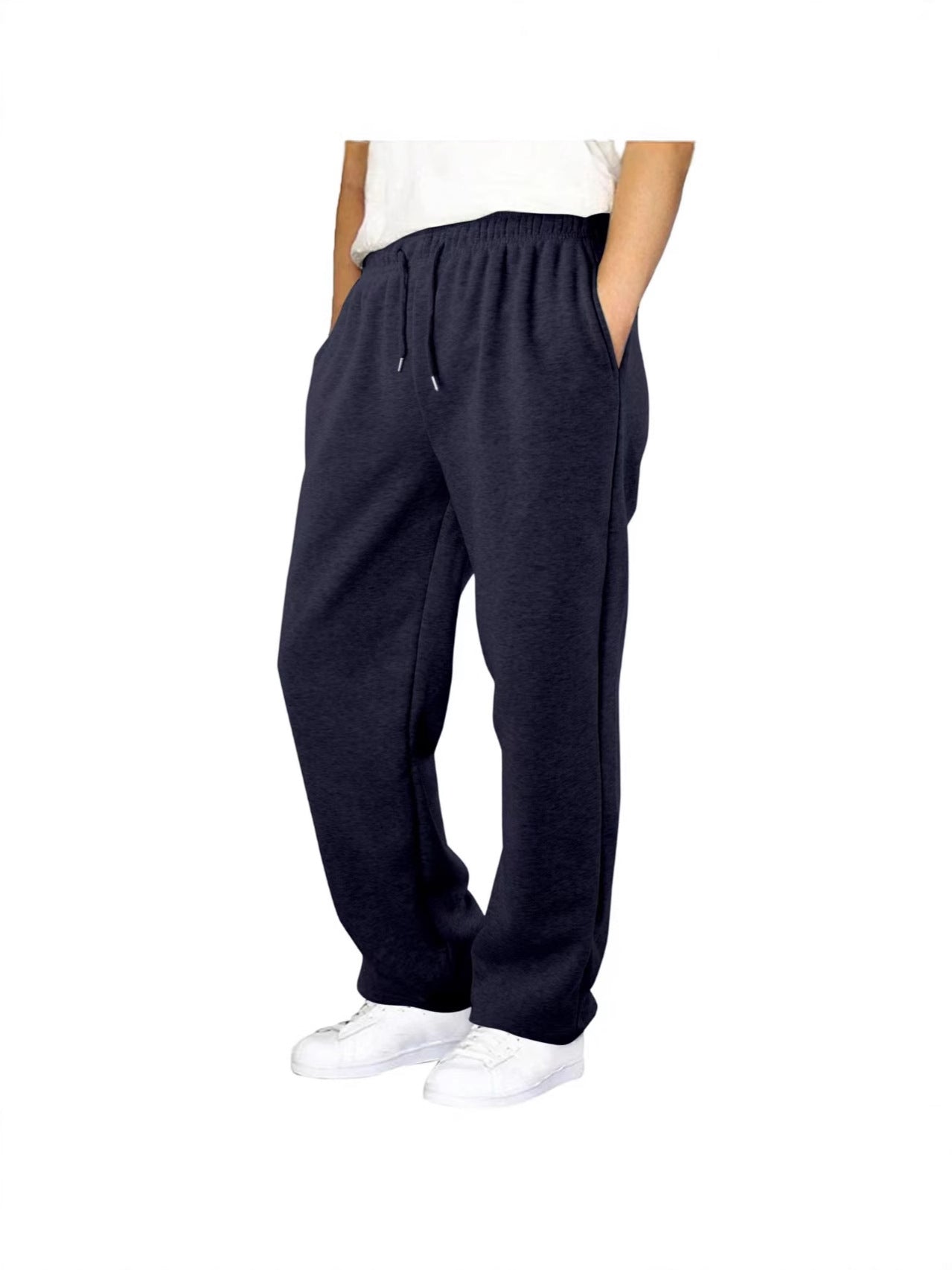 Children's Medium Big Elastic Waistband Drawstring Loose Wide Children's Pants
