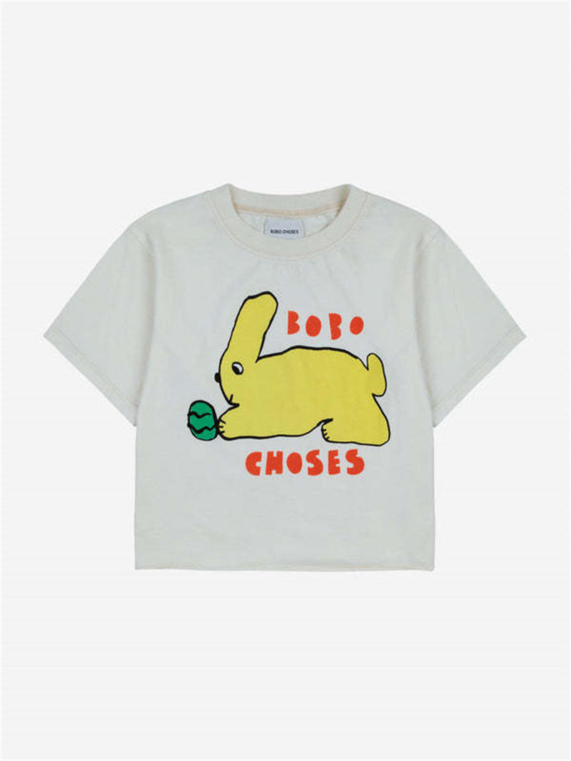 Children's Clothing Cotton Printing Fashion Short Sleeve Children's T-shirt