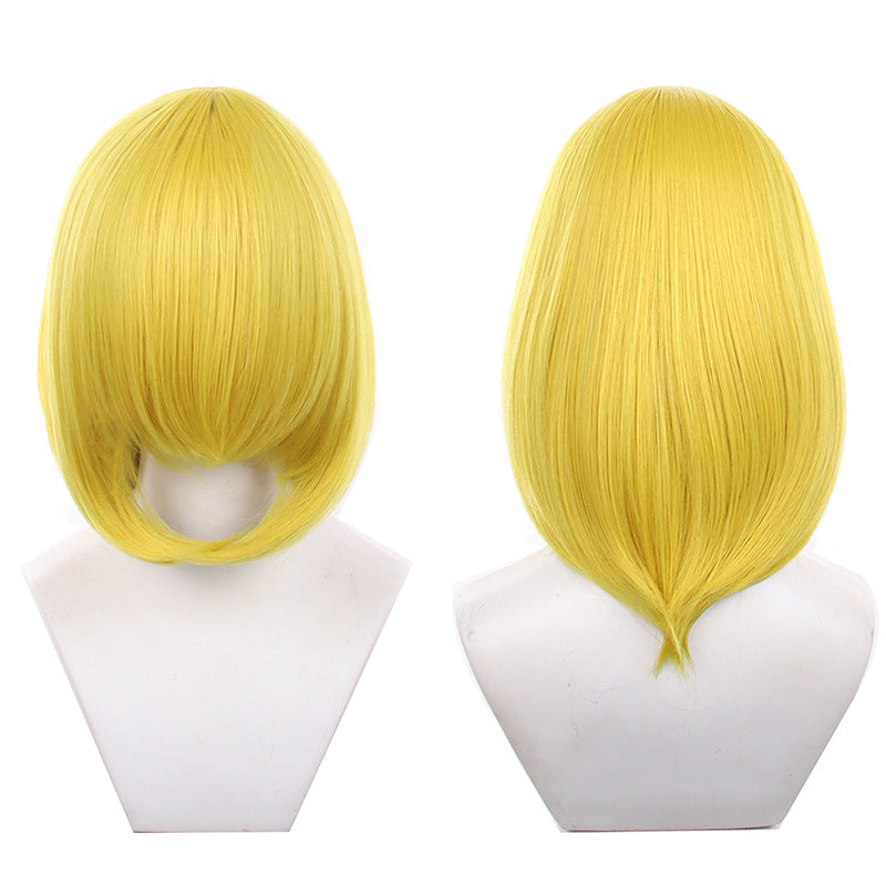 Universal Inner Button Hair Female Scalp Shape Cos Wig