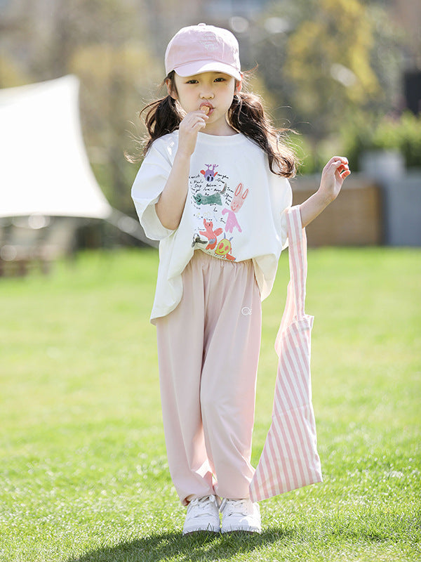 Children's Week Trousers Solid Color Thin Uv Protection Children's Pants