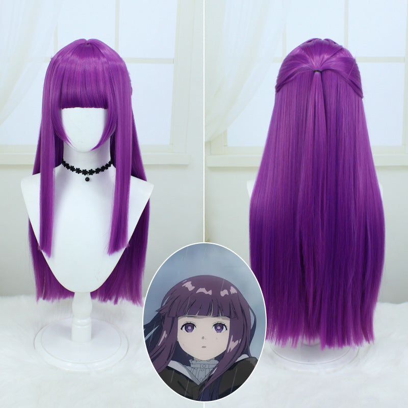 Fu Lillian Artificial Scalp Top Long Hair Fake Cos Wig