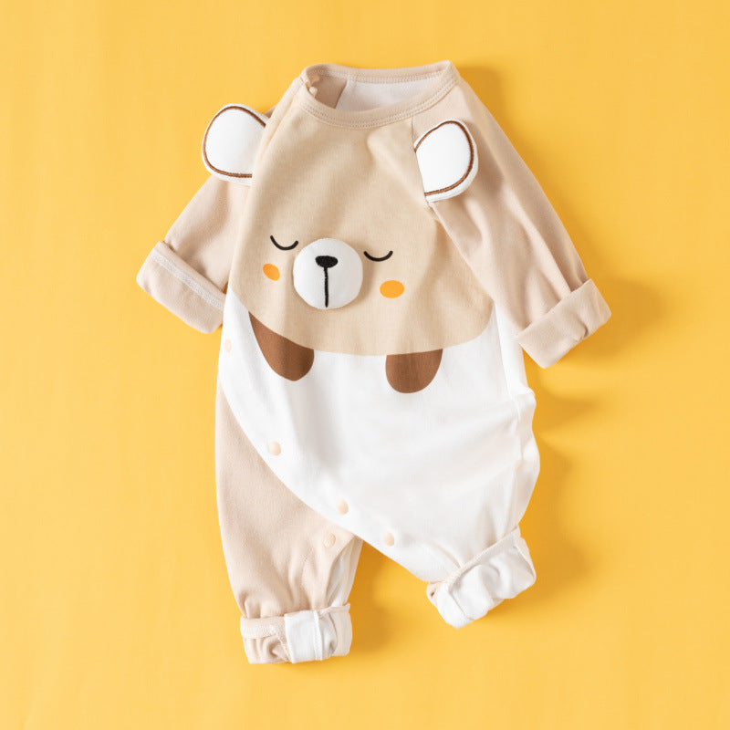 Yo-yo Jumpsuit Romper Cotton Long Sleeve Toddler Jumpsuit, Climbing Suit