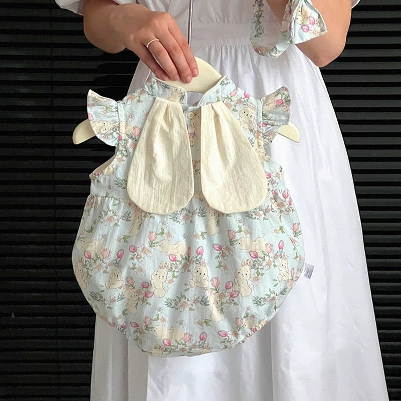 Summer Jumpsuit Western Style Flounced Sleeve Chinese Cheongsam Romper Thin Jumpsuit, Climbing Suit