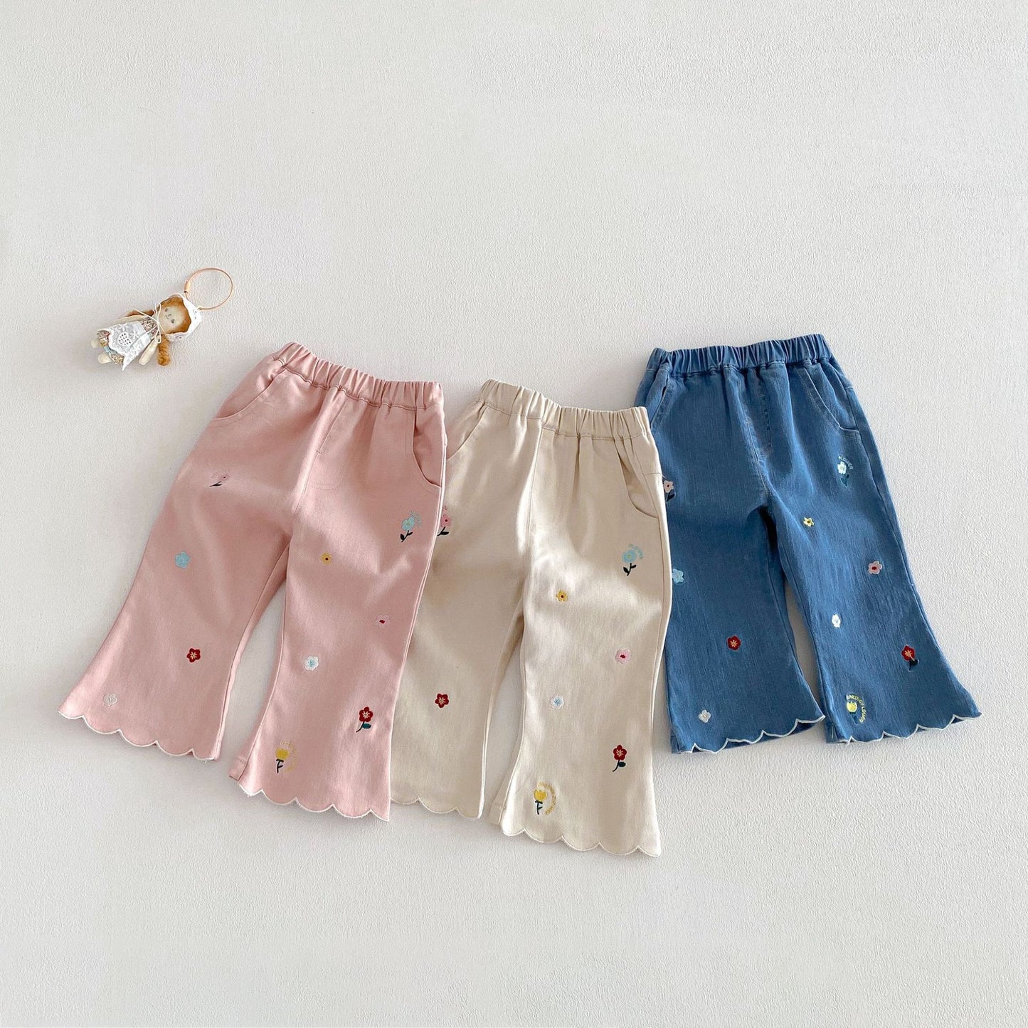Children's Bell-bottom Spring Western Style Casual Fashion Children's Pants