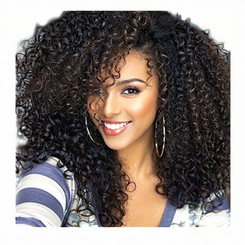 Quick Chemical Fiber African Fluffy Afro Wig Short Curly Hair