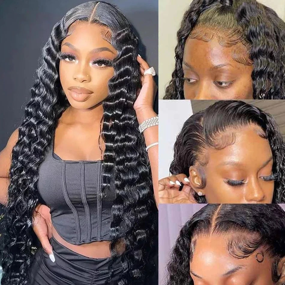 Women's Sheath Handmade Small Curly Hair Latin Wig Long Curls
