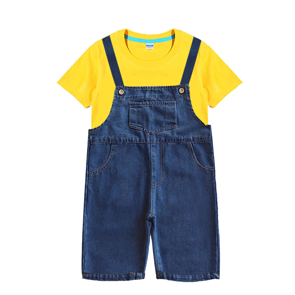 Children's Little Yellow Dancing Dress Performance Clothes Children's Suit