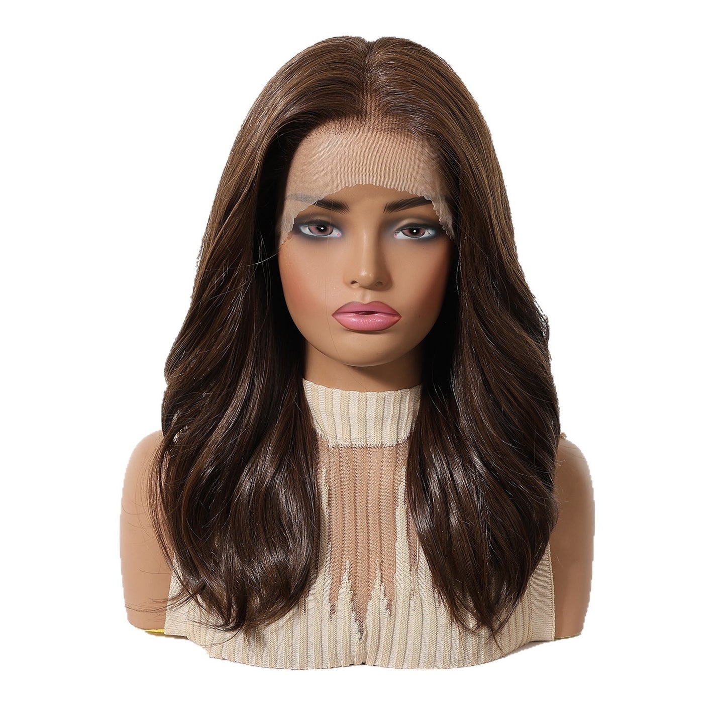 Women's Lace Curly Free To Natural Fashionable Wig Long Curls