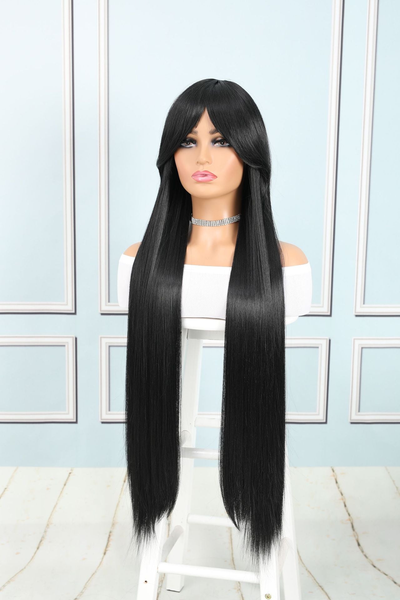 Universal Dress Up Colorful Long Straight Hair Cos Wig