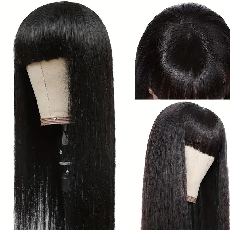 Elegant Innovative Classy Charming Fashion Bangs Long Straight Wig