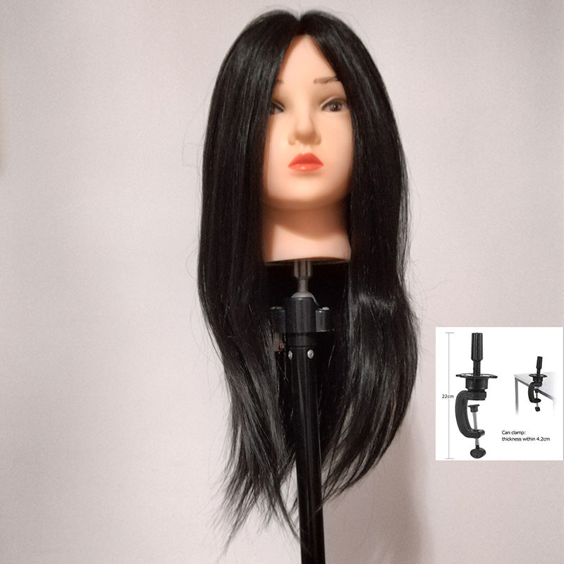 Practice Braiding Blowing Scissors Hot Dyeing Bleaching Model Head Doll Other Wig