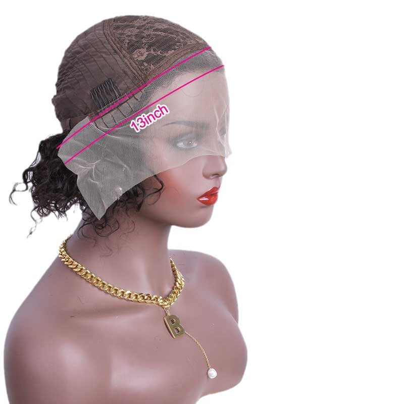 Durable Beautiful Charming Elf Head Cover Wig Short Curly Hair