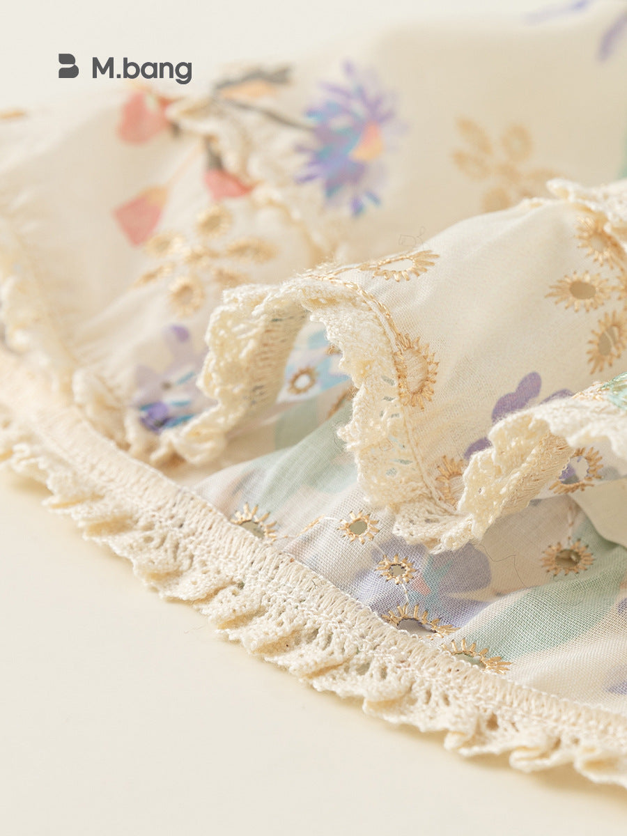 Children's Clothing Summer French Style Floral Skirt Children's Dress