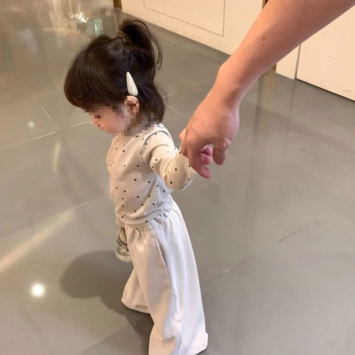 Children's Dot Long Sleeve Small Shirt Bottoming Children's T-shirt