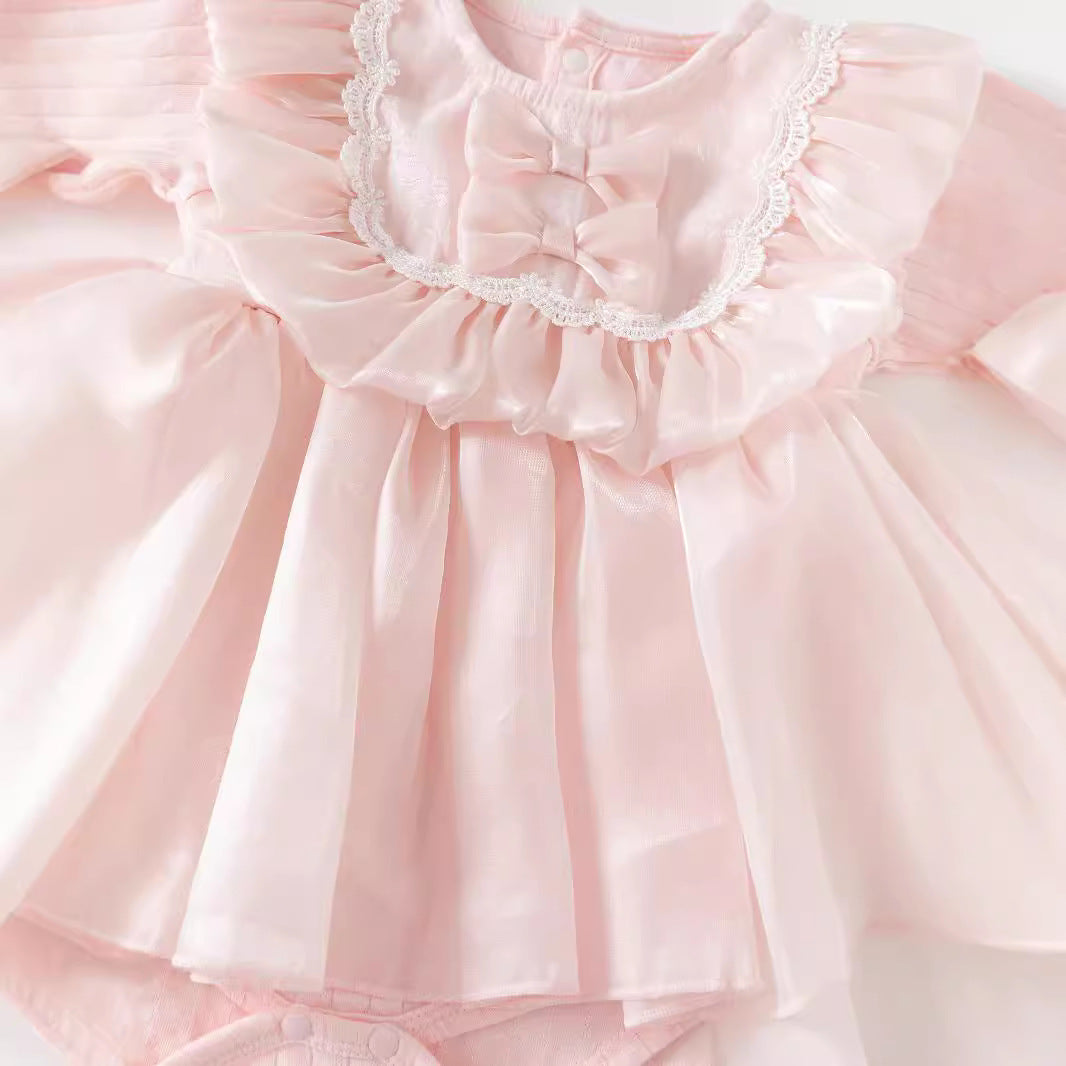 Entry Lux Birthday Bow Full Moon Year Crotch Children's Dress