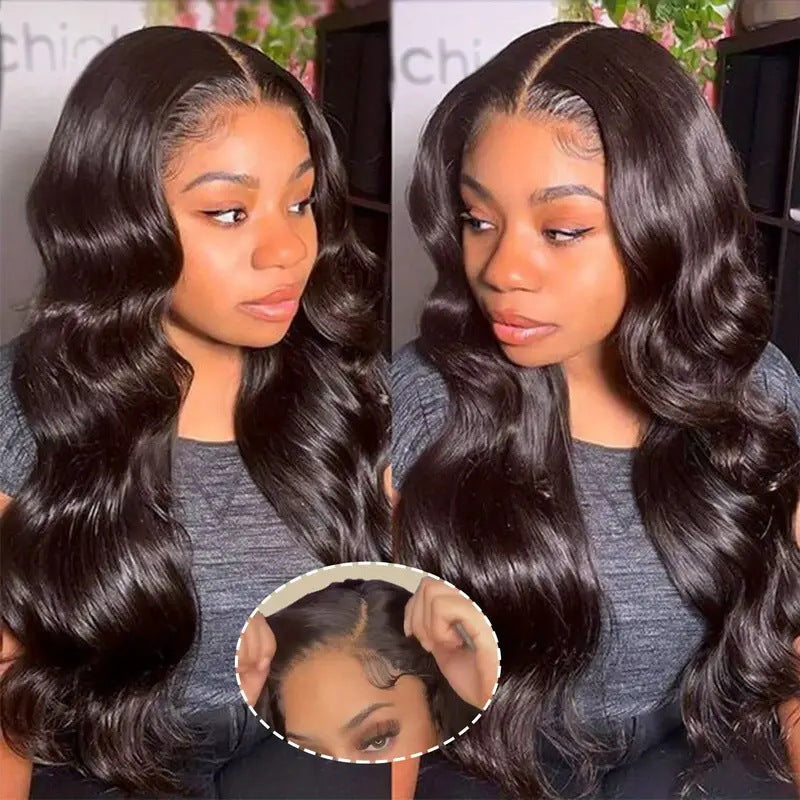 Fashion Front Lace Big Wave Curly African Wig Long Curls