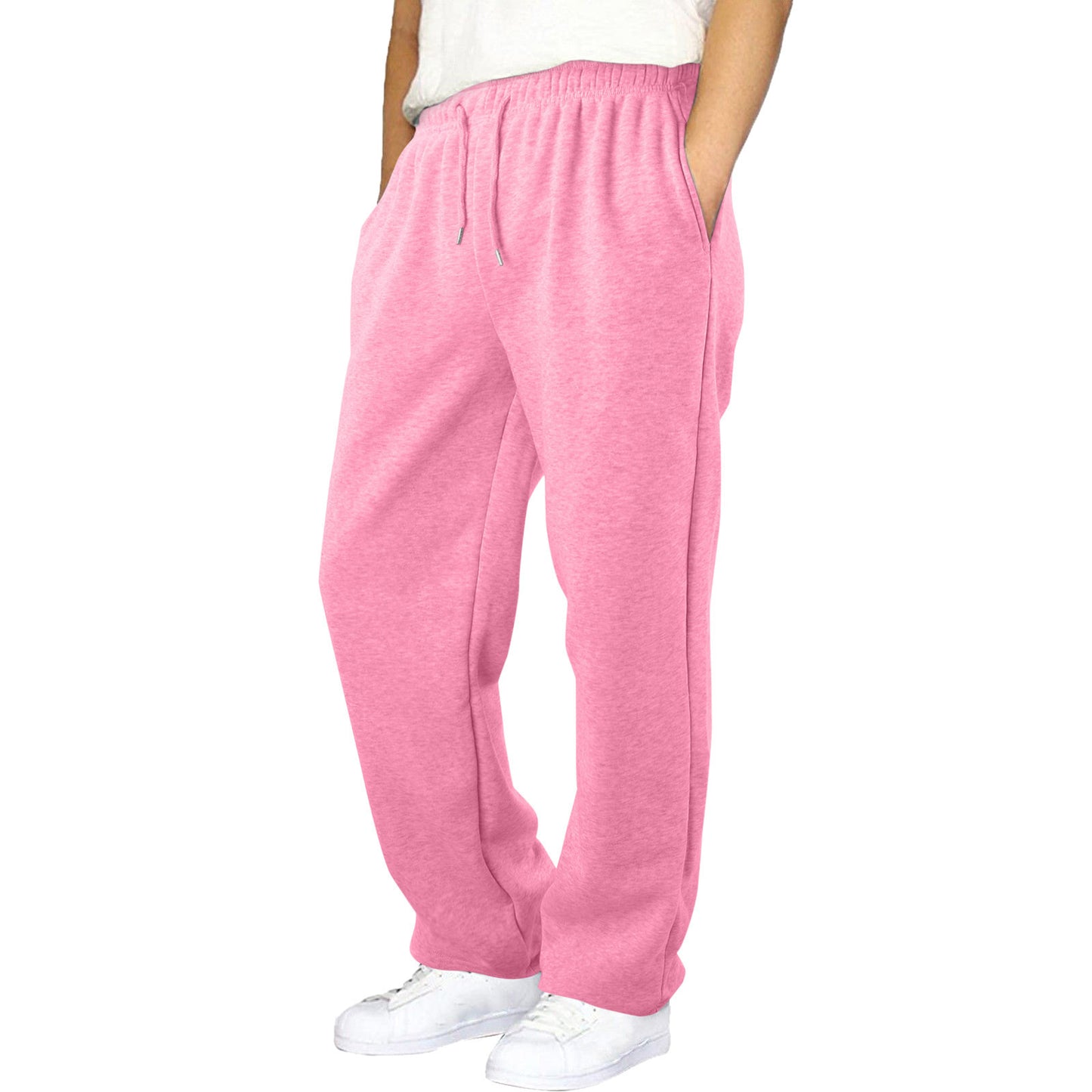 Children's Medium Big Elastic Waistband Drawstring Loose Wide Children's Pants