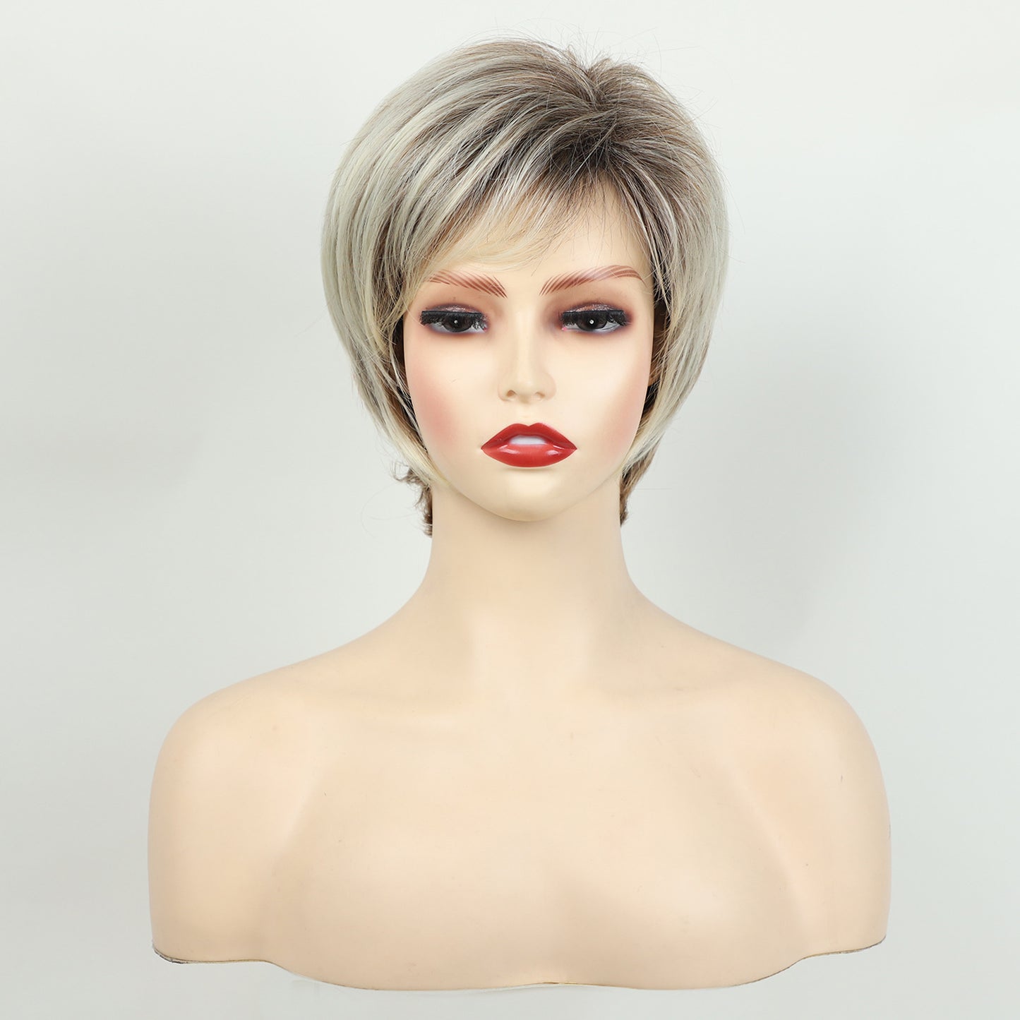 Fashion Fiber Female Chemical Data Packet Wig Short Curly Hair