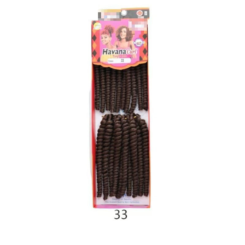 Spring Small Curly Hair Low Temperature Silk Chemical Fiber Wig Long Curls