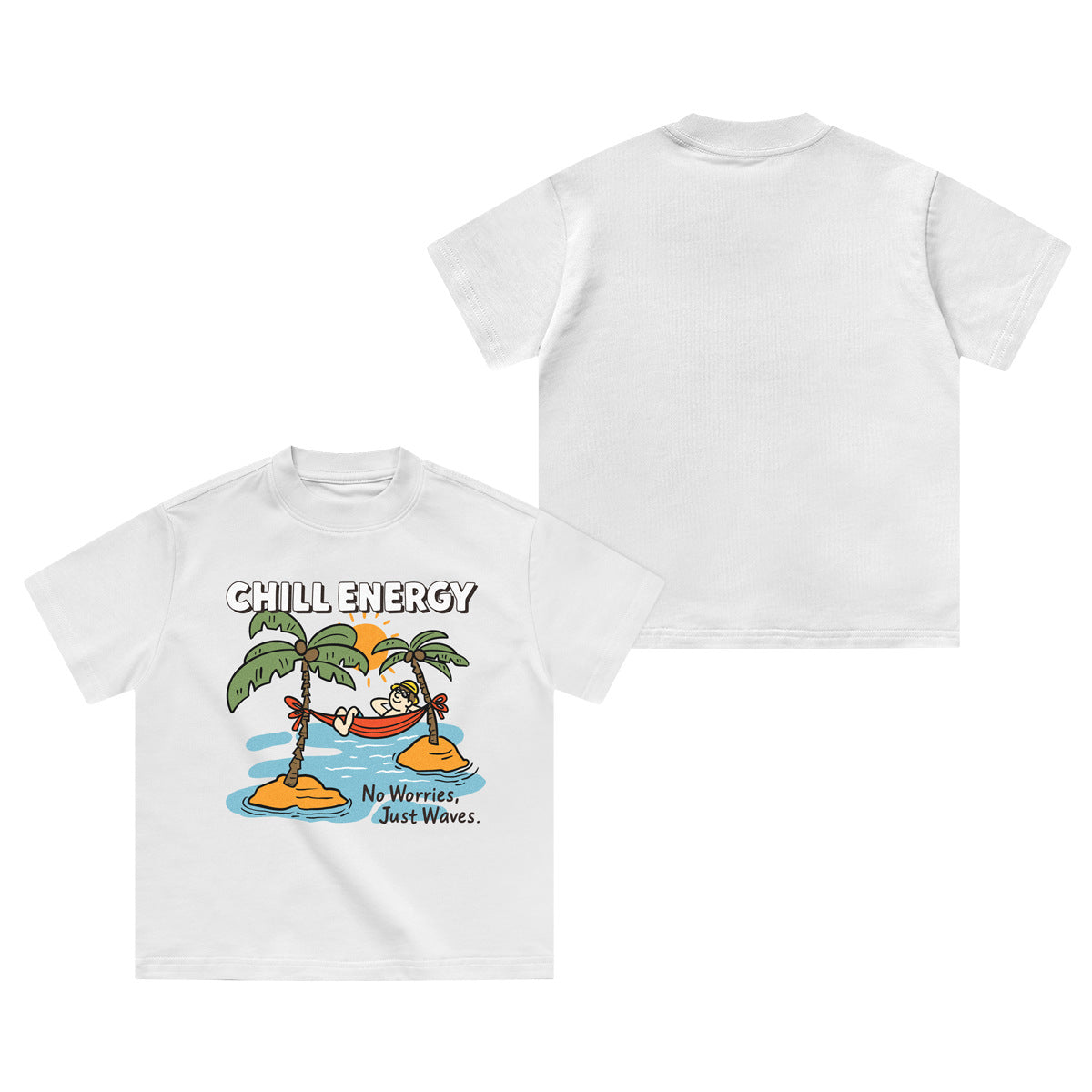 Children's Older Summer Print Cotton Clothes Heavy Short Sleeve Tops Children's T-shirt