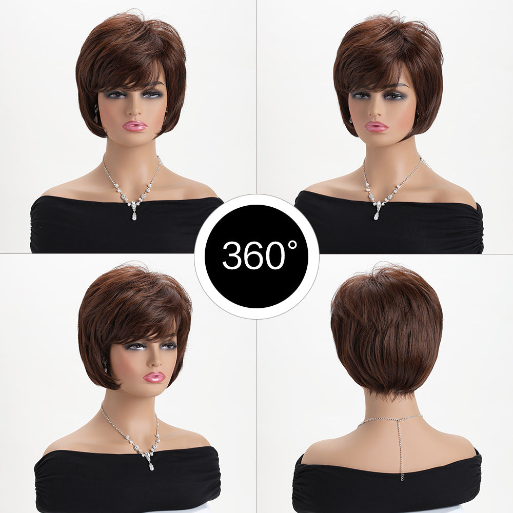 Pretty Charming Slouchy Women's Chemical Fiber Wig Short Curly Hair