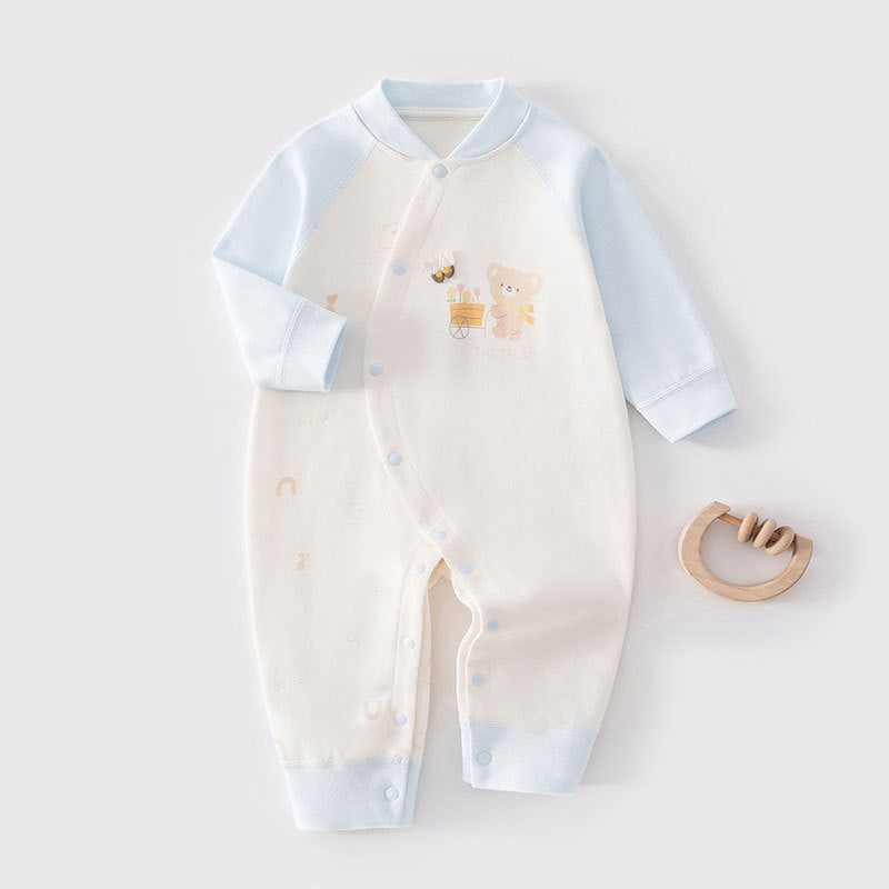 Pure Cotton Jumpsuit Born Rompers Boneless Underwear Pajamas Jumpsuit, Climbing Suit