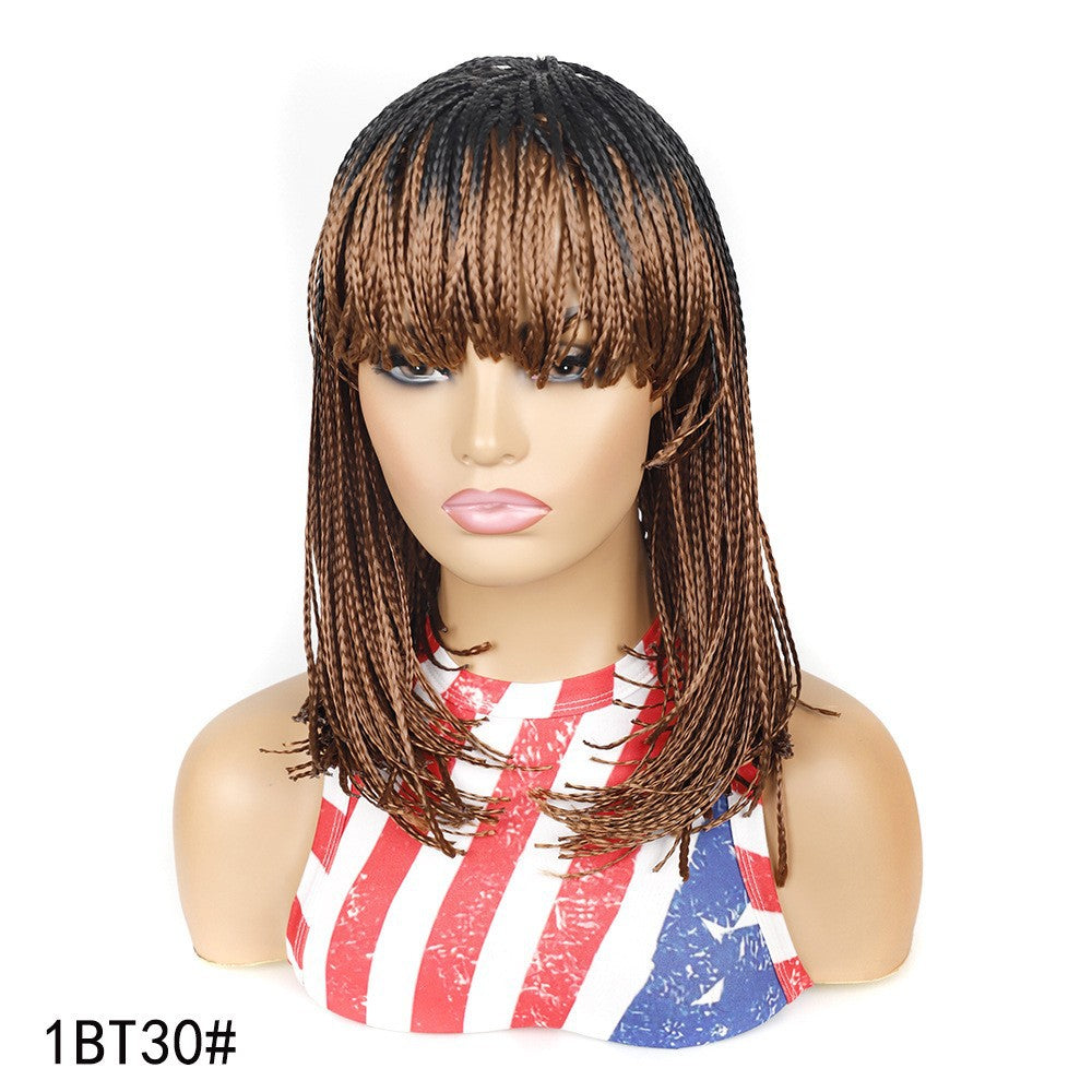 Women's Braids African Short Hair Chemical Fiber Wig Long Curls