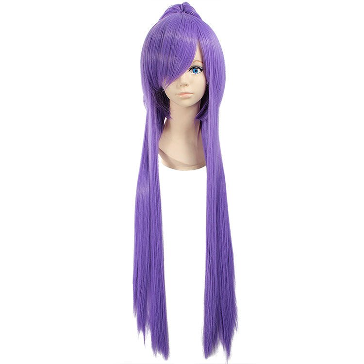 Broad Silk Night Rabbit Eggplant Anime Cos Wig