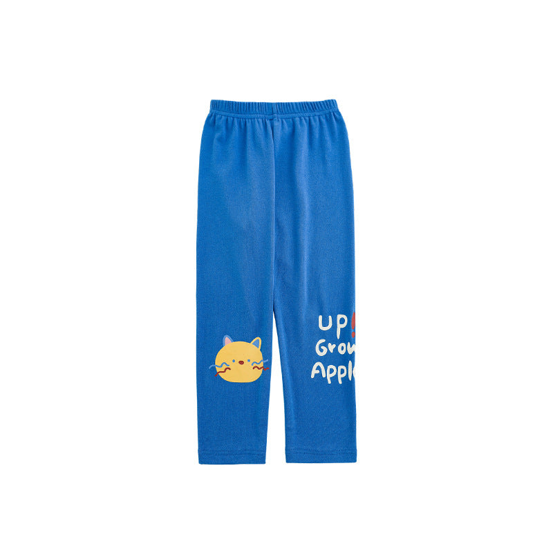 Cartoon Printed Leggings Childlike Cute Casual Children's Pants