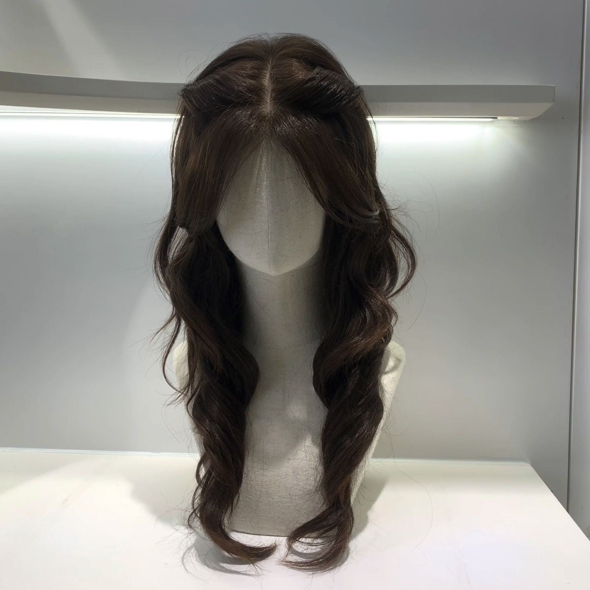 Female Ancient Early Feeling Golden Princess Mid-length Curly Hair Wig Long Curls