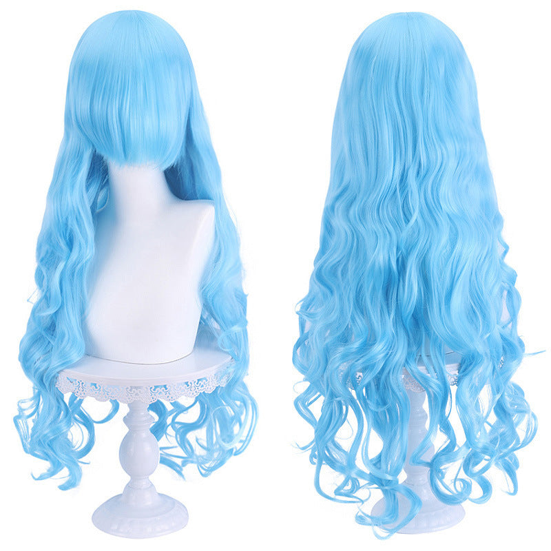 Curly Hair Universal High Quality Thickened Airy Curl Head Cover Cos Wig