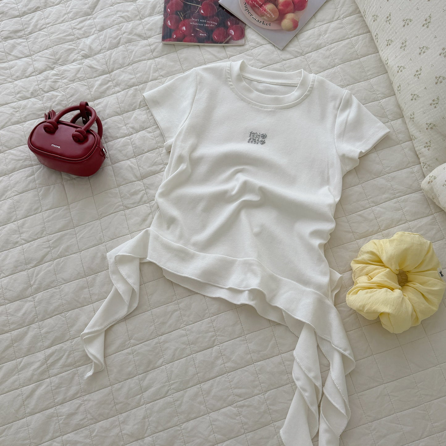 Children's For Hot Summer Clothing Slim Fit Korean Cartoon Children's T-shirt
