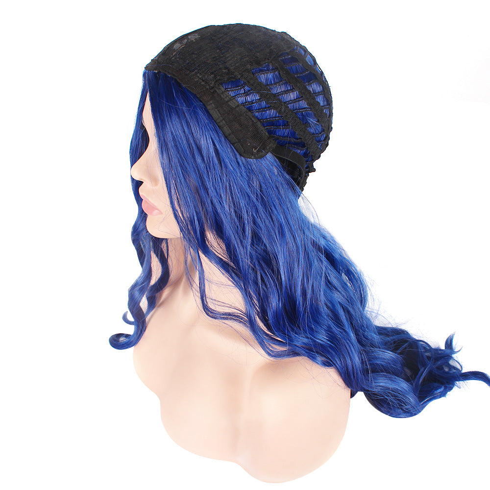 Women's Dyed Curly Hair Synthetic Wigs Corn Wig Long Curls