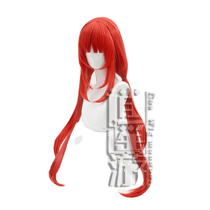 God Ni Double Ponytail Simulation Scalp Cos Wig