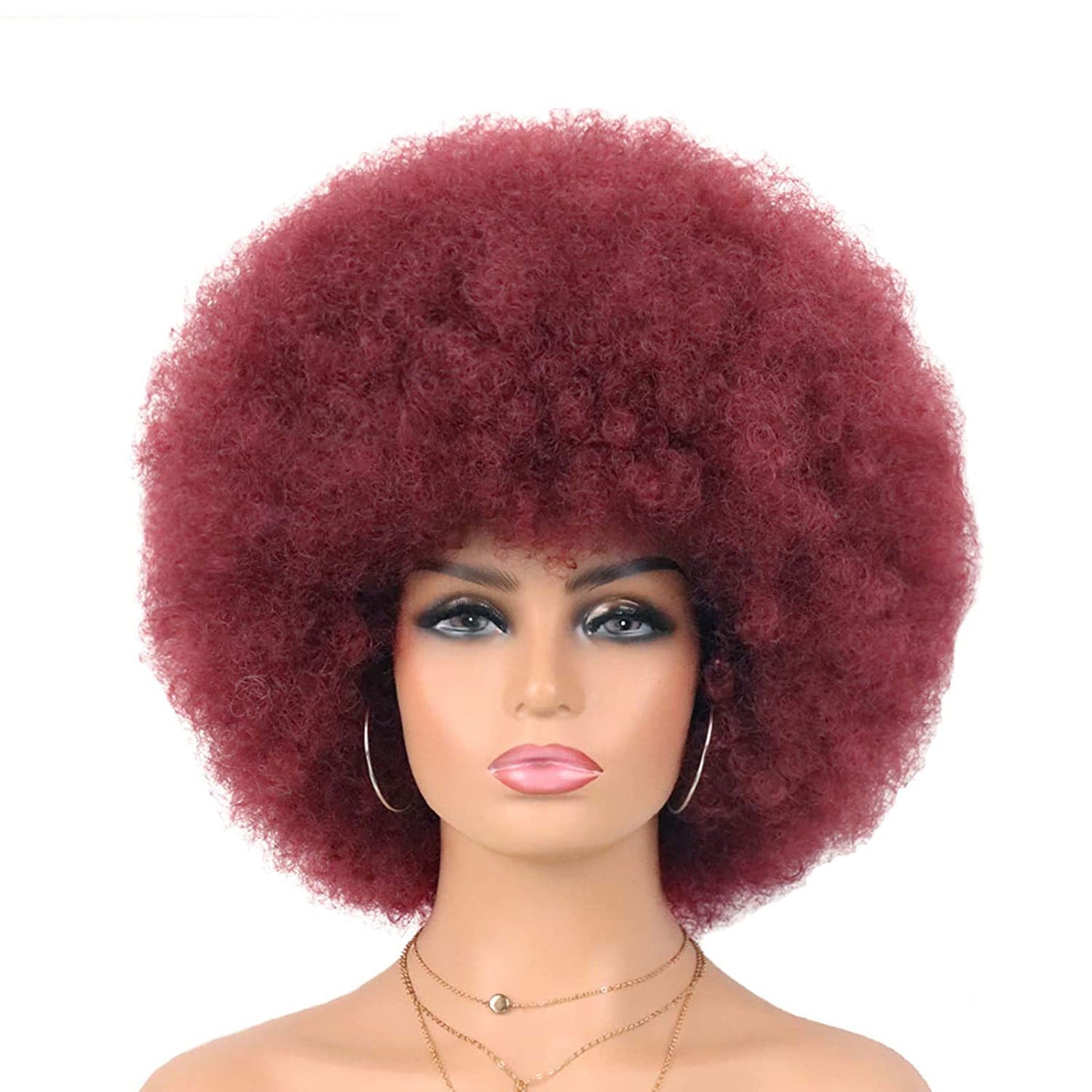 Women's Small Volume Afro More Colors Can Come To The Wig Long Curls
