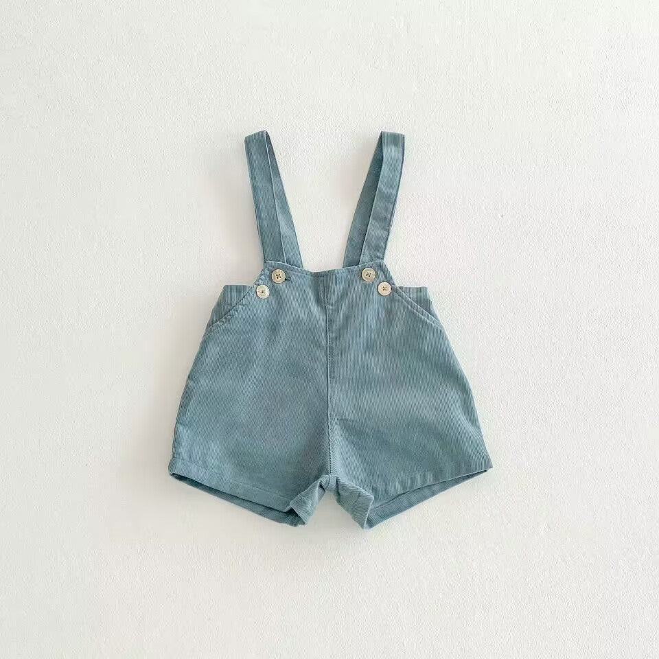 Children's Pants Spring Infant Corduroy Plaid Boys Jumpsuit, Climbing Suit