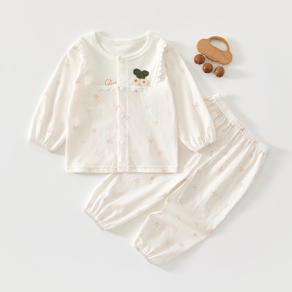 Summer Class January Infant Air Conditioning Split Thin Jumpsuit, Climbing Suit