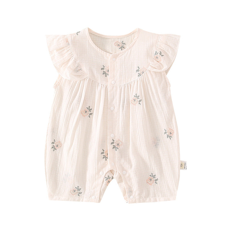 Clothes For Babies Summer Romper Chinese Jumpsuit, Climbing Suit