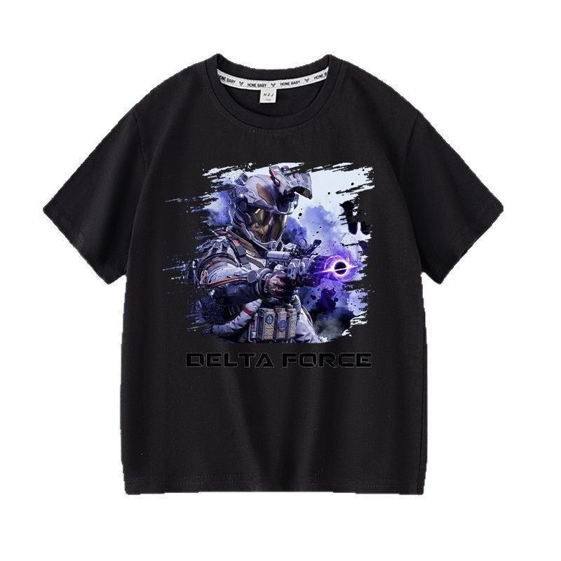 Action Surrounding The Game Grand Dragon Cotton Short Sleeve Boys Children's T-shirt