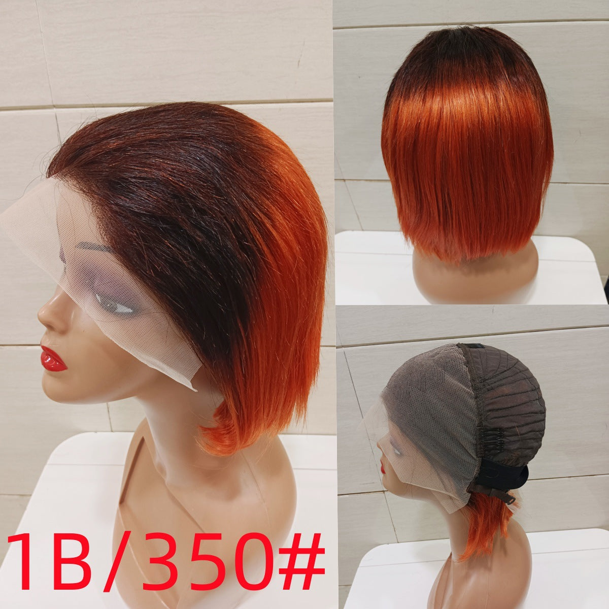 Trendy Slouchy Pretty Versatile Straight Bob Real Hair Wig