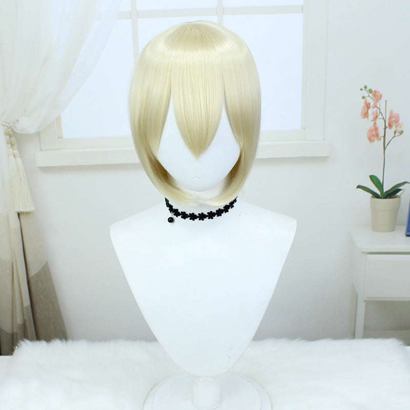 Universal Fiber Short Hair Hairstyle Simulation Scalp Top Collection Cos Wig