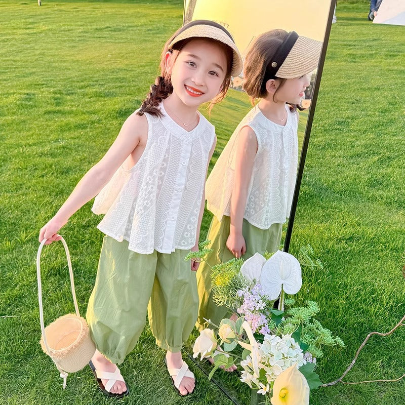 Children's Style Western Clothing Doll Shirt Casual Pants Children's Suit
