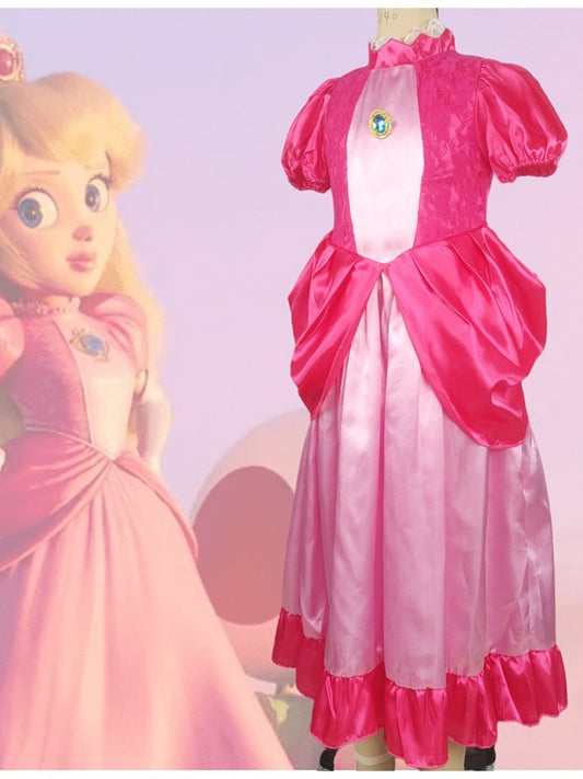 Children's Halloween Peach Princess Super Mario Clothing Children's Dress