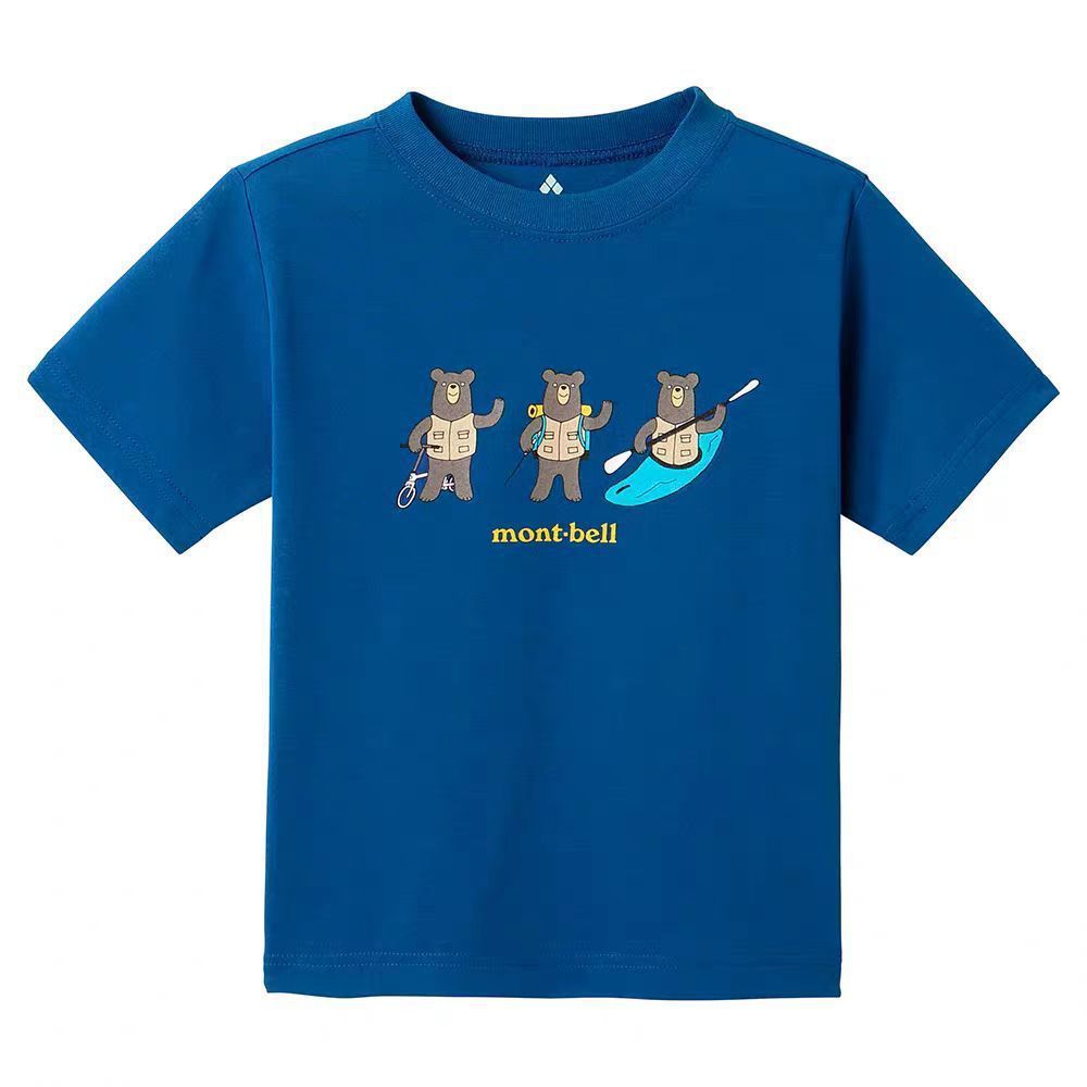 Children's Style Clothing Printed Short Sleeve Sweat Uptake Boys Outdoor Children's T-shirt