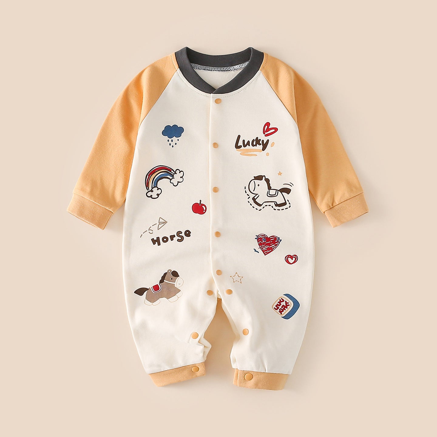 Cotton Born Clothes Boys Romper Outwear Jumpsuit, Climbing Suit