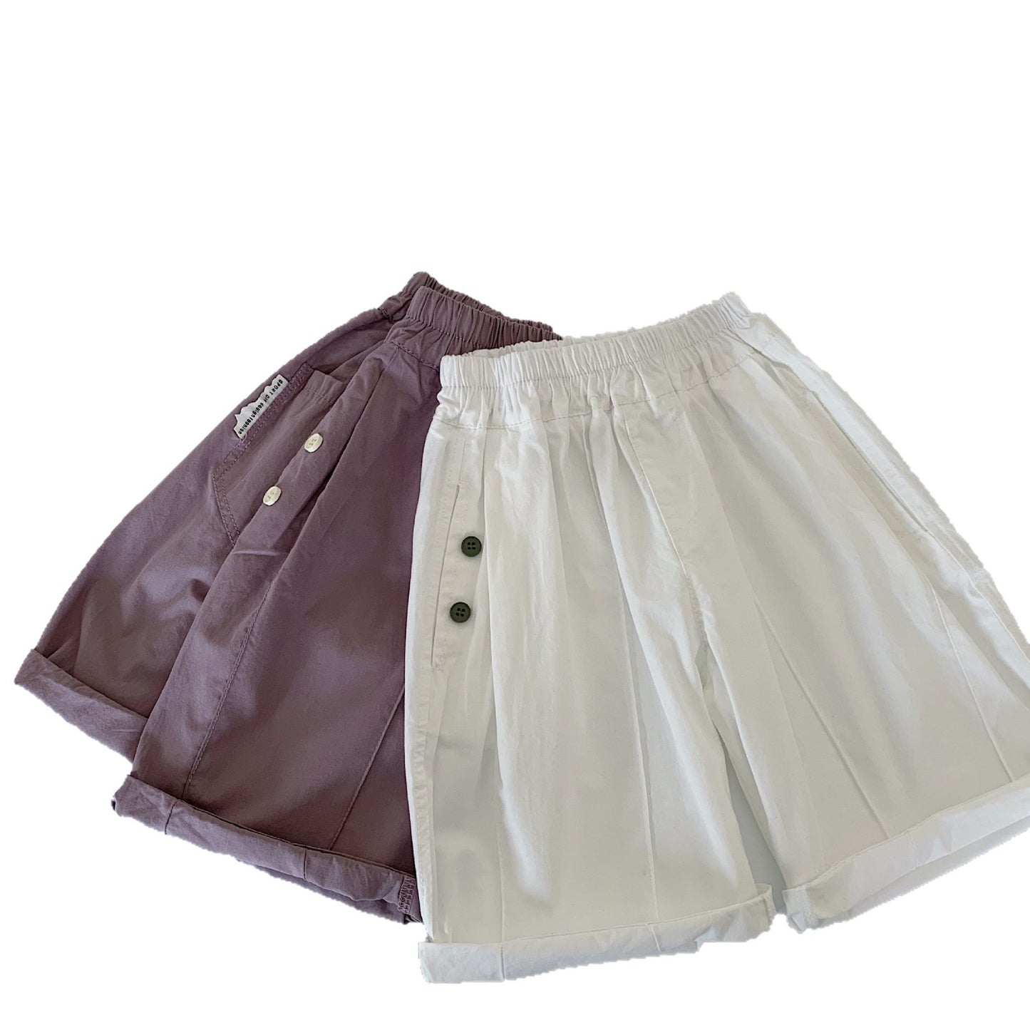 Children's Shorts Summer Korean Style Boys Pure Color Trendy Middle Children's Pants