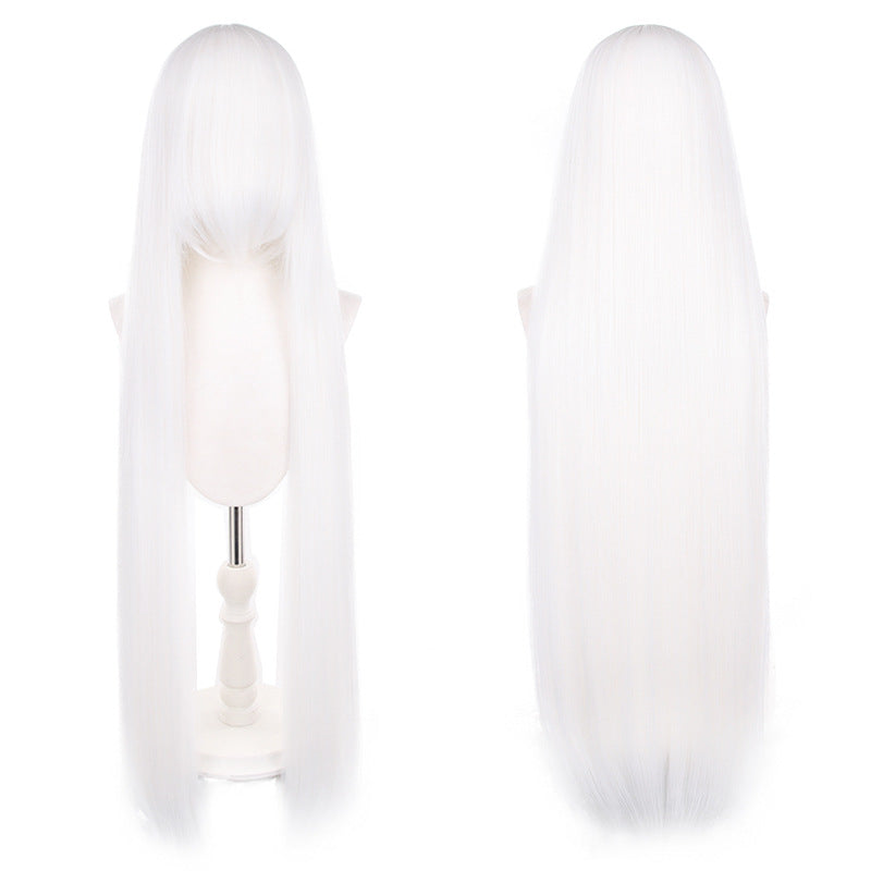 Mao Style Universal Scalp Head Long Bangs Cos Wig