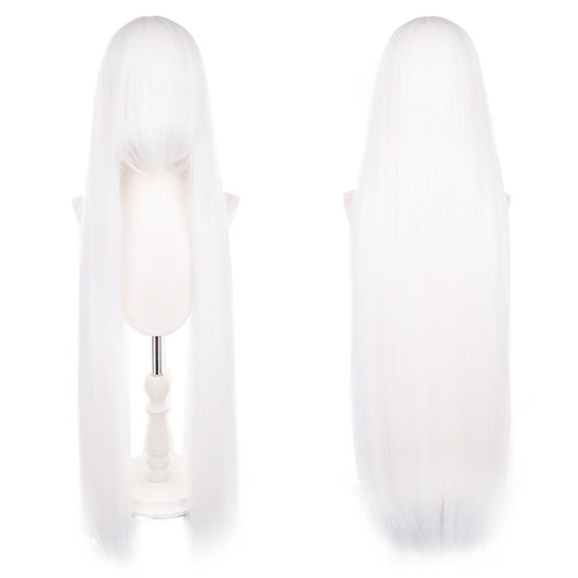 Mao Style Universal Scalp Head Long Bangs Cos Wig