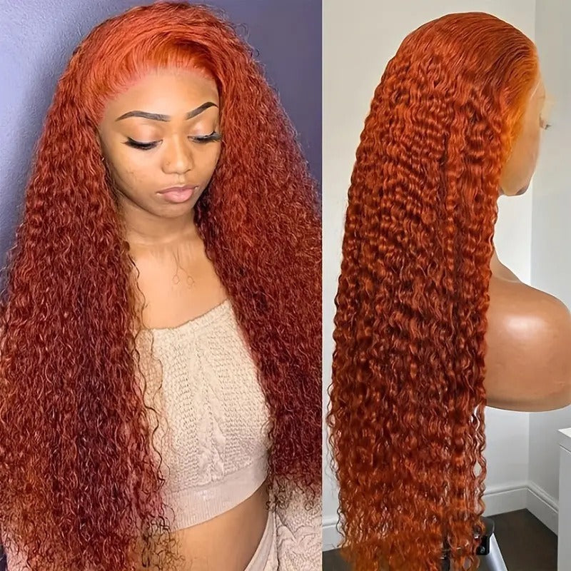 Women's Lace African Small Volume Curly Hair Wig Long Curls